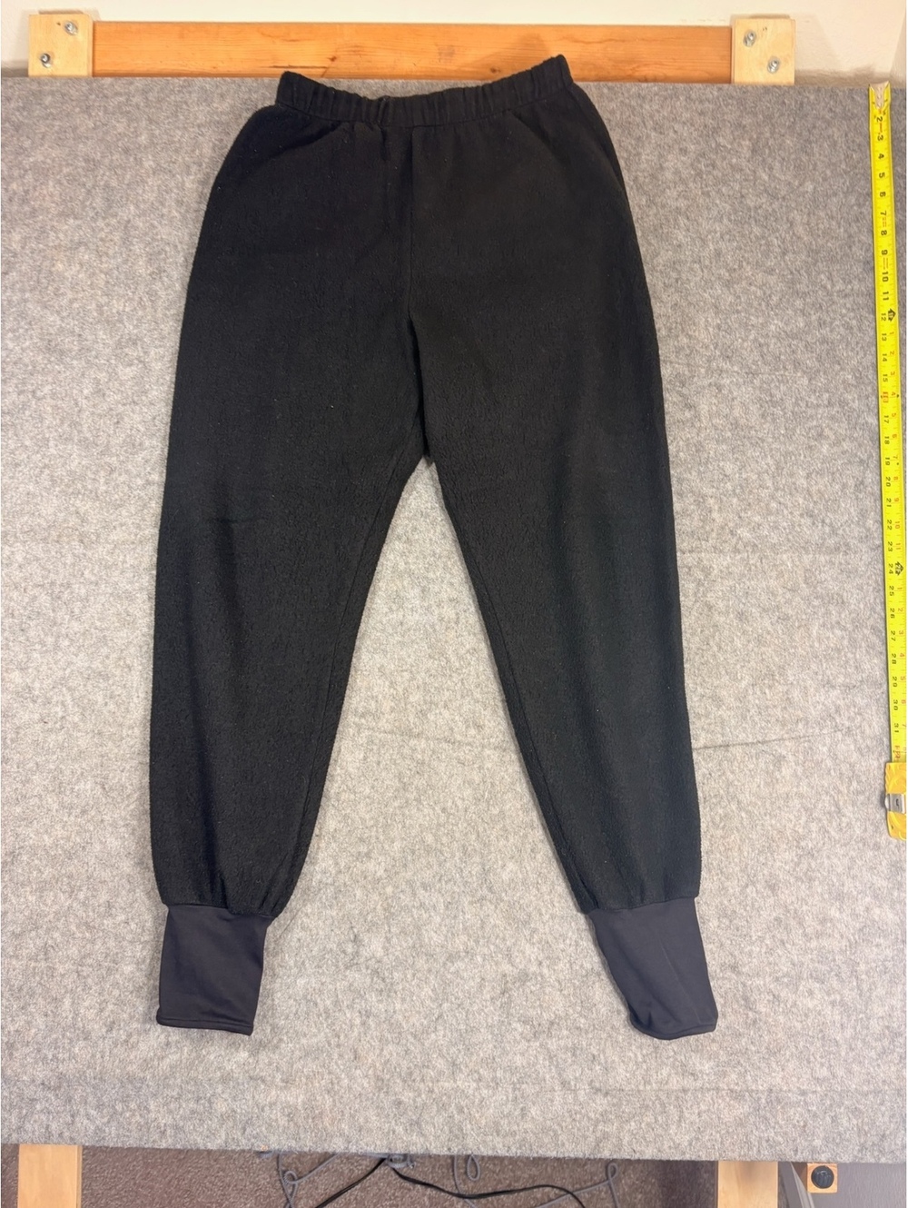 Vintage Columbia black fleece joggers womens XL